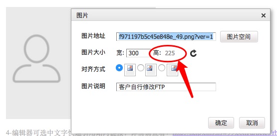 图片上传增加高度显示